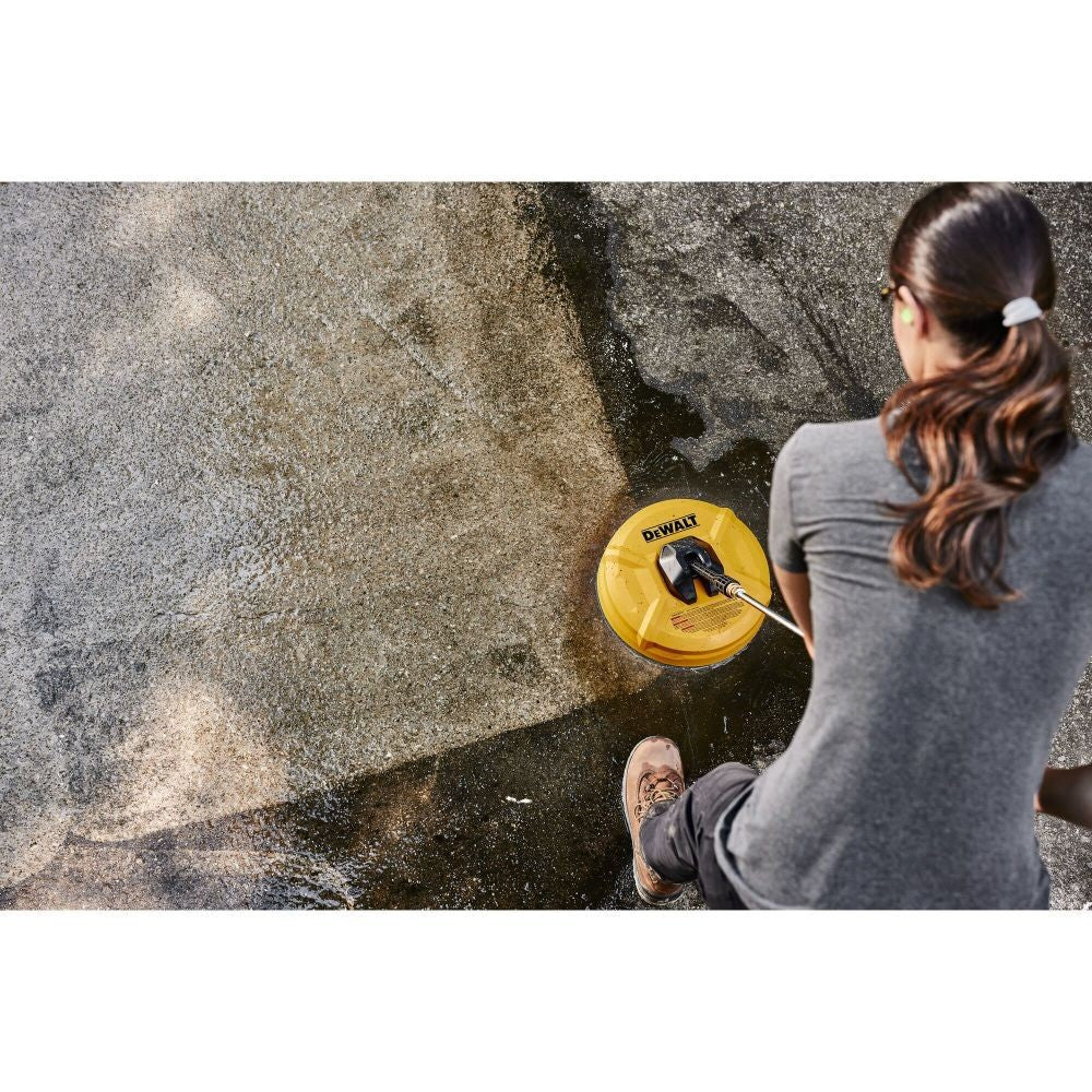 DeWalt DWZPWSC12 12" Rotating Driveway and Sidewalk Surface Cleaner Pressure Washer Attachment (3000 PSI MAX)