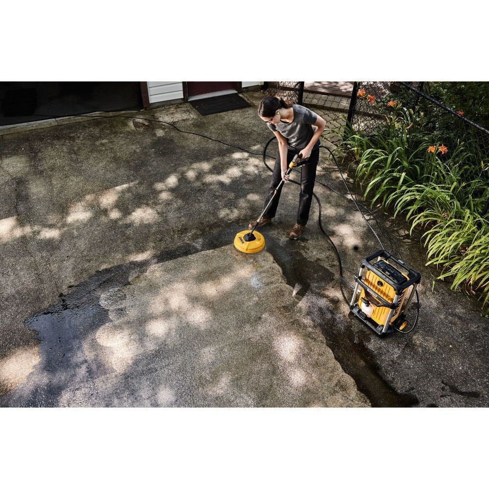 DeWalt DWZPWSC12 12" Rotating Driveway and Sidewalk Surface Cleaner Pressure Washer Attachment (3000 PSI MAX)