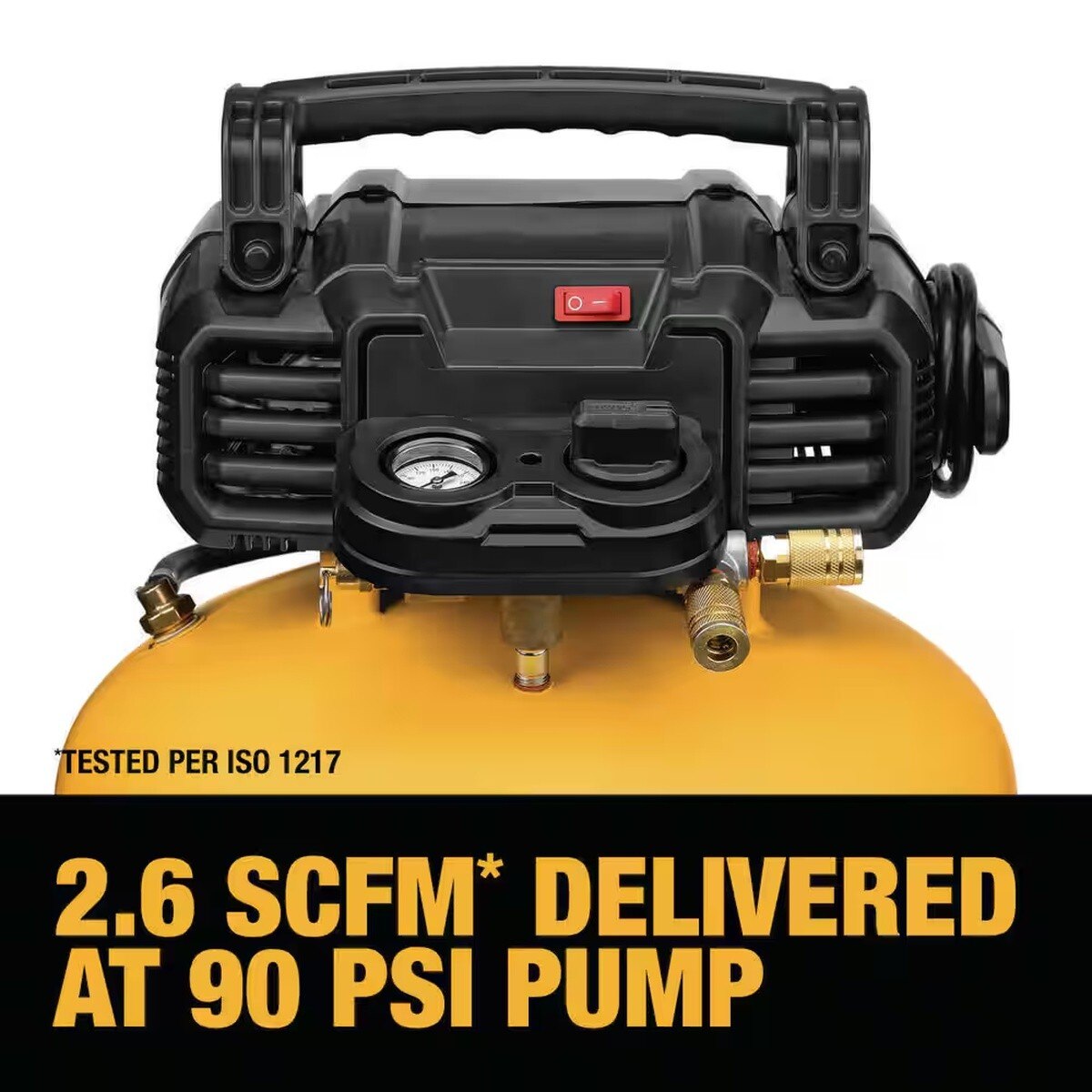 DeWalt DXCM1KIT 6 Gal 165 PSI Pancake Electric Air Compressor and 18-Gauge Brad Nailer Combo Kit