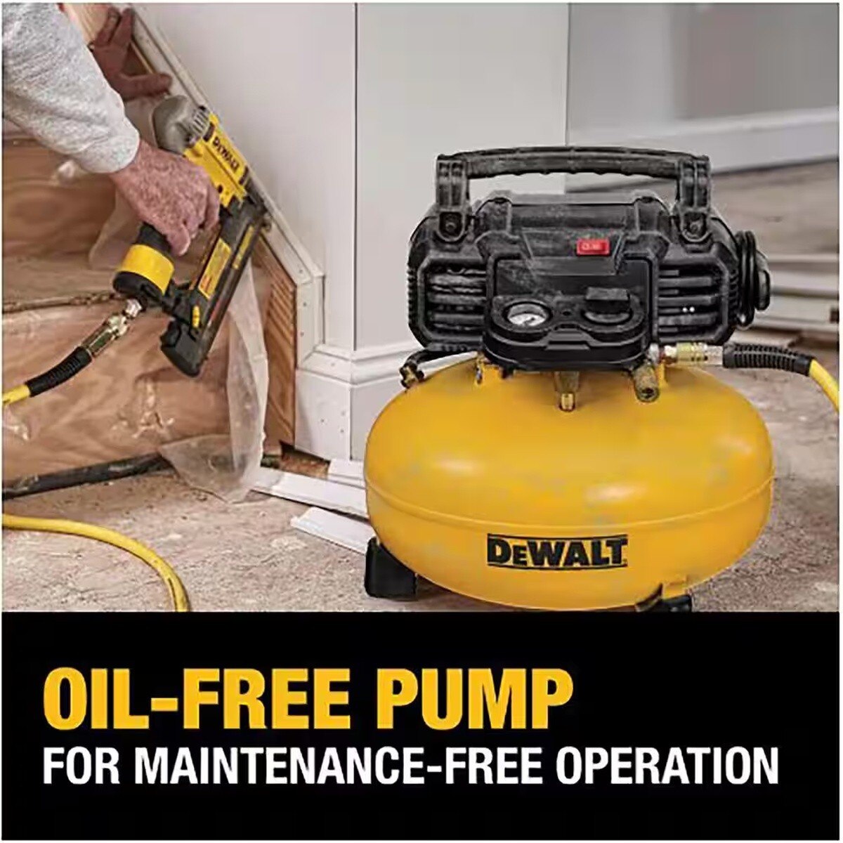 DeWalt DXCM55126 6 Gal 165 PSI Electric Pancake Air Compressor