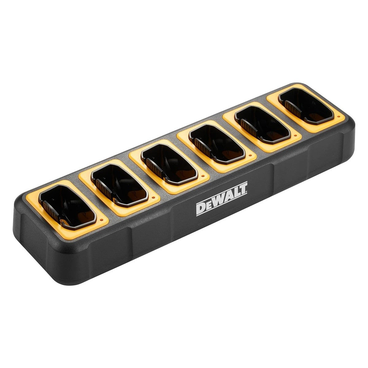 DeWalt DXFRS800-BCH6 2 Watt Heavy Duty Waterproof Shock Resistant Long Range Rechargeable Two-Way Radios with VOX (6 Pack with Gang Charger)