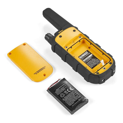 DeWalt DXFRS800-BCH6 2 Watt Heavy Duty Waterproof Shock Resistant Long Range Rechargeable Two-Way Radios with VOX (6 Pack with Gang Charger)