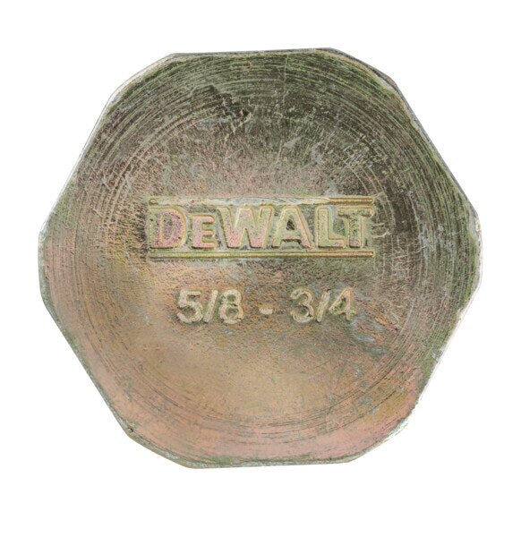 Dewalt PFM2525834 5/8"-3/4" Multi-Thread WOOD-KNOCKER II+ -Wood Form Insert - 50/BX - Black