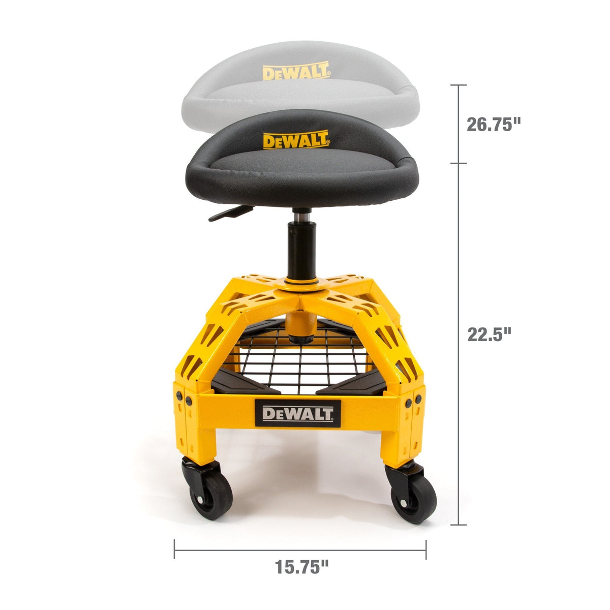 DXSTAH025 Adjustable Shop Stool with Casters