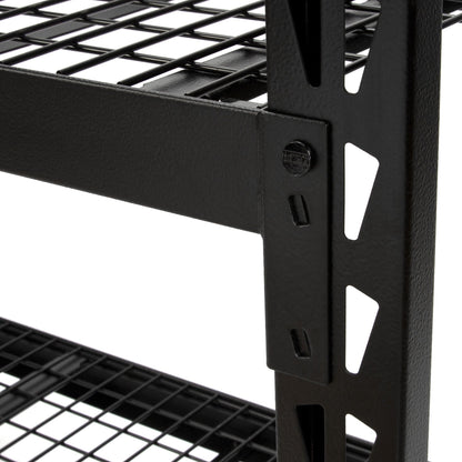DeWalt 41660 DXST10000BLK 6-Foot Tall, Black Frame 4 Shelf Industrial Storage Rack