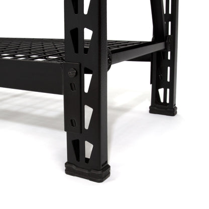 DeWalt 41660 DXST10000BLK 6-Foot Tall, Black Frame 4 Shelf Industrial Storage Rack