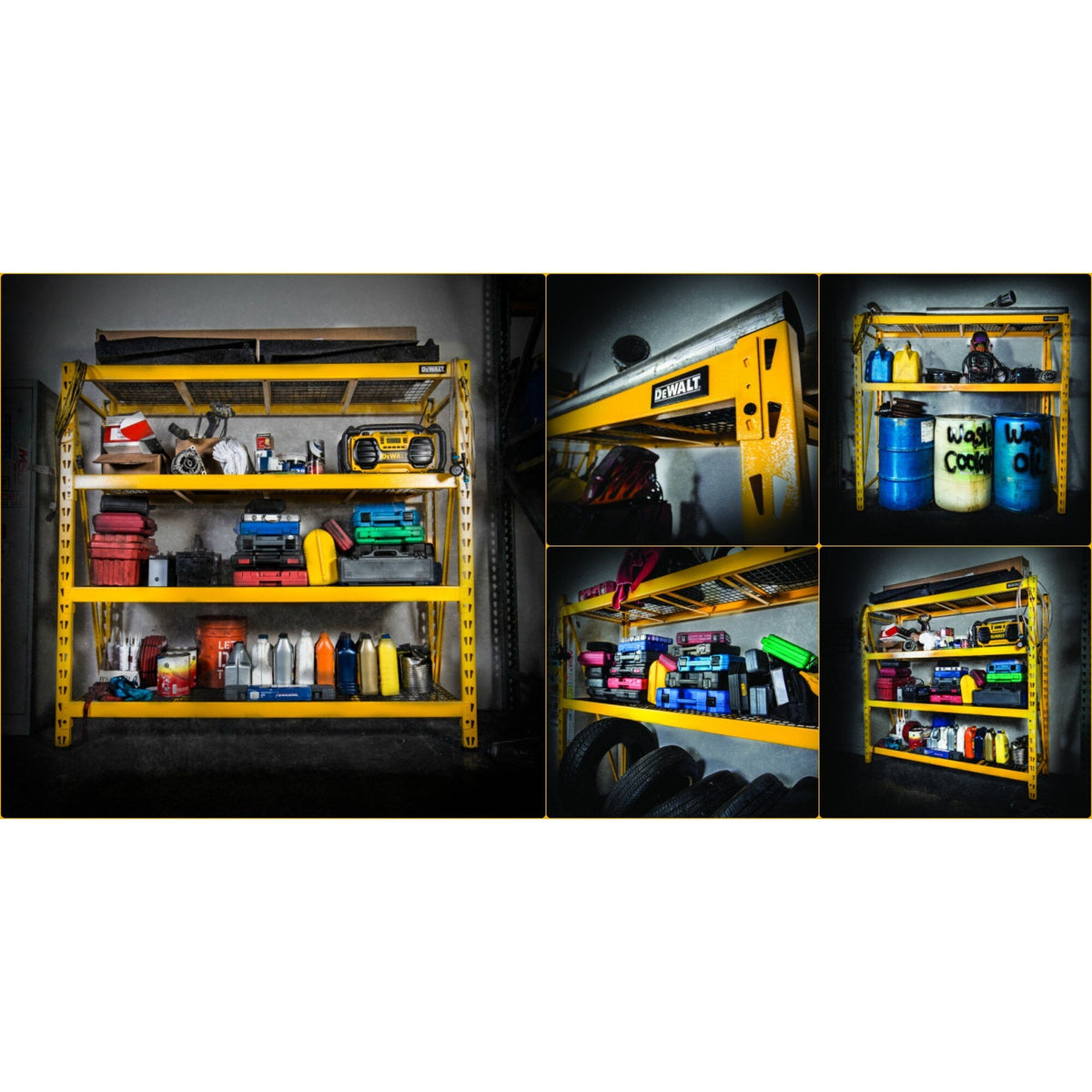 DeWalt 56829 DXST10000 6-Foot Tall, 4 Shelf Industrial Storage Rack