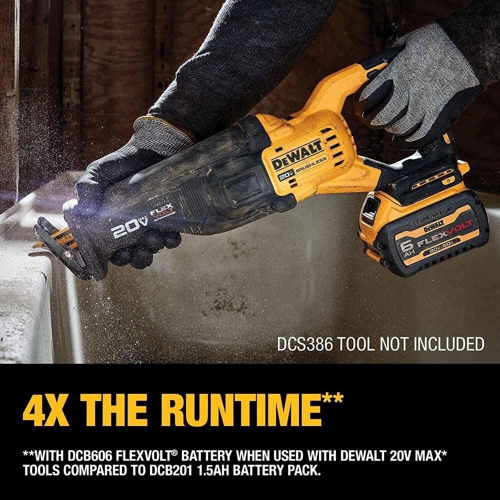 DeWalt DCB606-2 20/60V MAX FlexVolt 6.0Ah 2-Pack Kit
