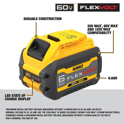DeWalt DCB606 20/60V MAX FlexVolt 6.0Ah Battery