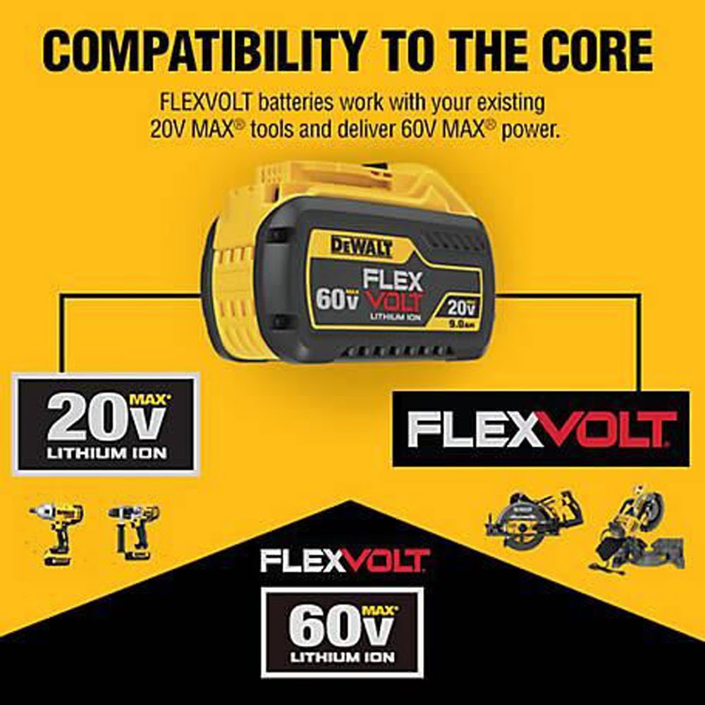 DeWalt DCB606 20/60V MAX FlexVolt 6.0Ah Battery