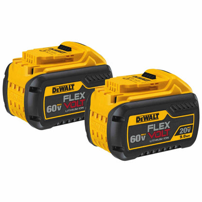 DeWalt DCB609-2 20/60V MAX Flexvolt Li-Ion Battery Dual Pack 9AH