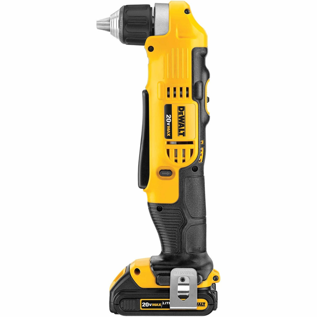 DeWalt DCD740C1 20V MAX Li-Ion Compact Right Angle Drill Kit (1.5 Ah)