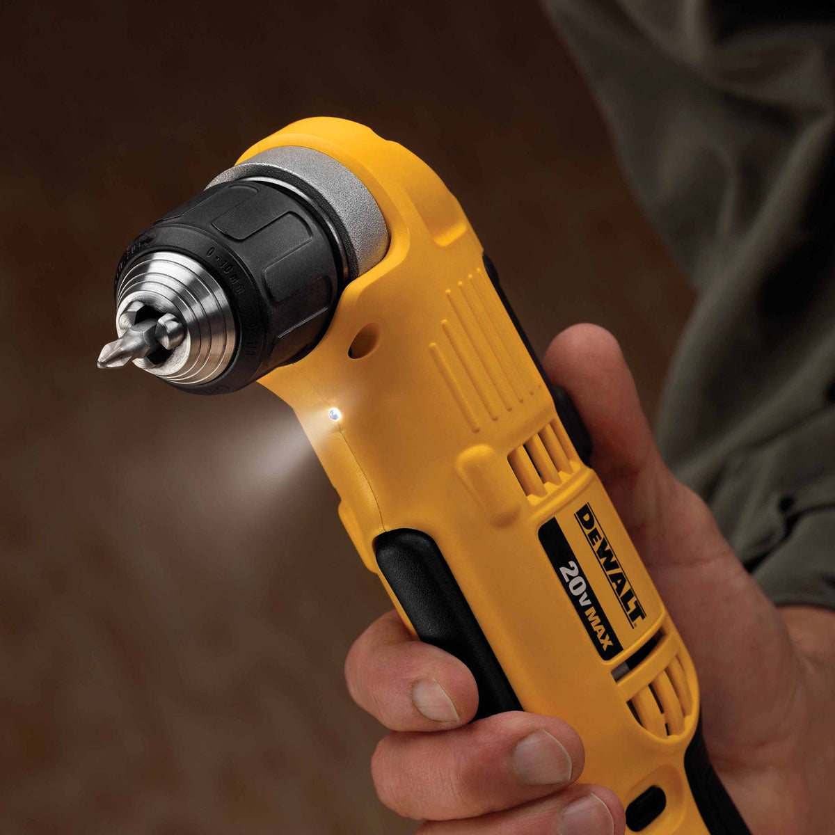 DeWalt DCD740C1 20V MAX Li-Ion Compact Right Angle Drill Kit (1.5 Ah)