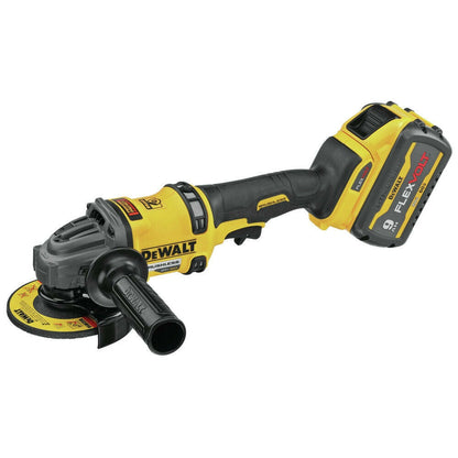 DeWalt DCG418X2 60V 4.5"-6" FLEXVOLT 60V MAX Brushless Lithium-Ion 4-1/2" 6" Cordless Grinder Kit /w Kickback Brake and 9 Ah Batteries