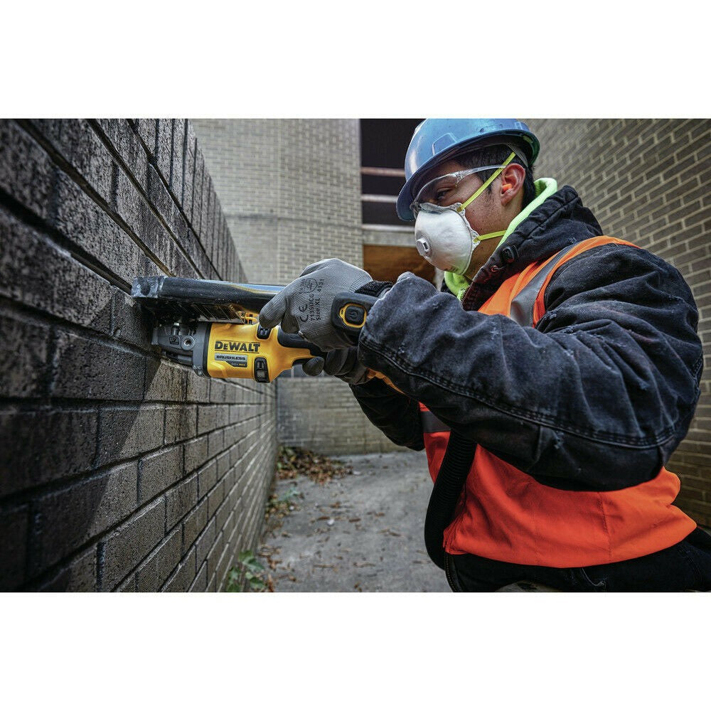 DeWalt DCG418X2 60V 4.5"-6" FLEXVOLT 60V MAX Brushless Lithium-Ion 4-1/2" 6" Cordless Grinder Kit /w Kickback Brake and 9 Ah Batteries