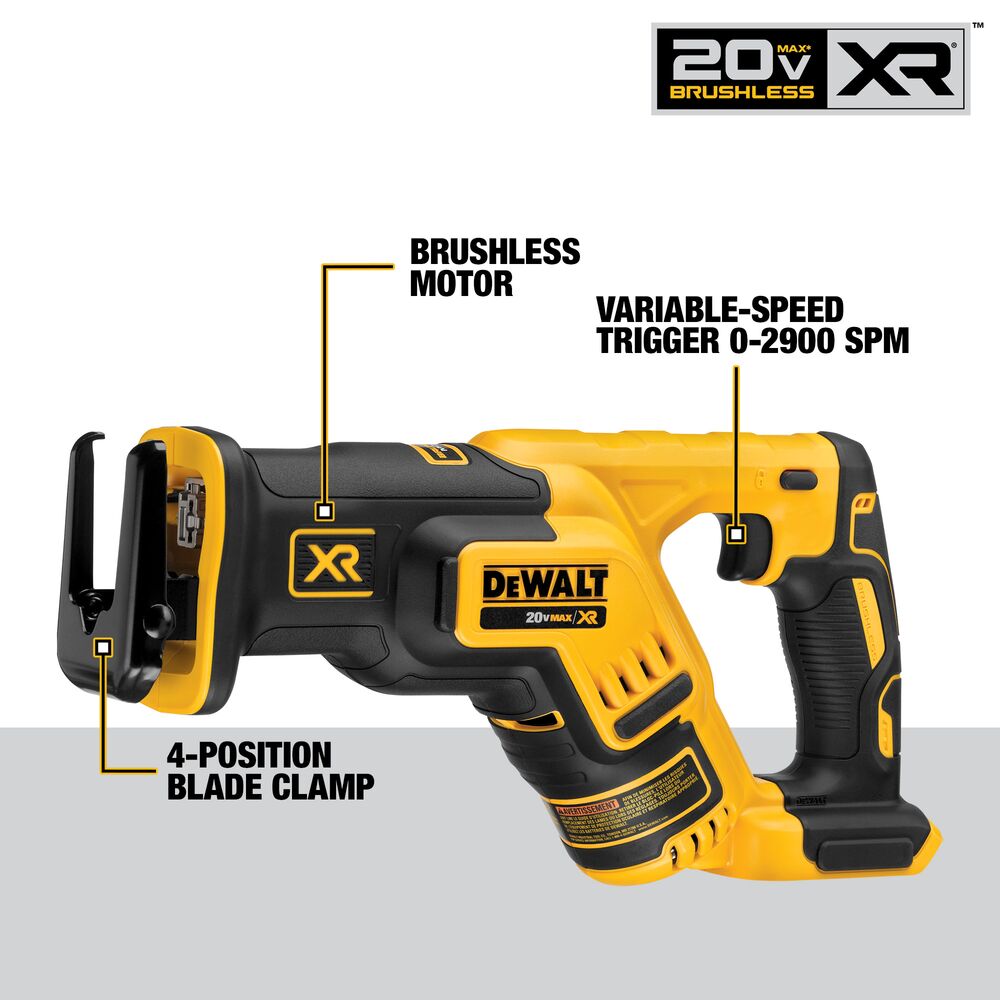 DeWalt DCK675D2 20V MAX* Brushless Cordless 6-Tool Combo Kit