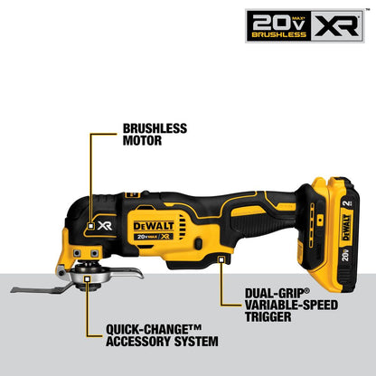 DeWalt DCK675D2 20V MAX* Brushless Cordless 6-Tool Combo Kit