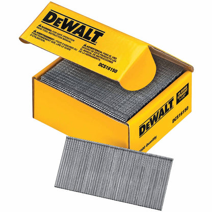 DeWalt DCS16150 1-1/2" 16 Gauge Heavy-Duty Straight Finish Nails