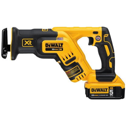 DeWalt DCS367P1 20V MAX XR Brushless Compact Reciprocating Saw Kit (5.0Ah)