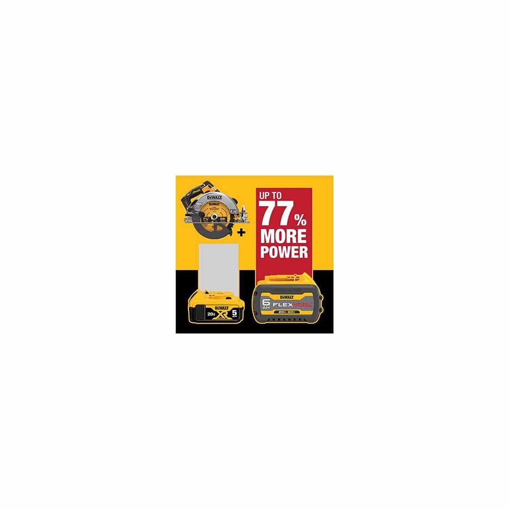 DeWalt DCS573B 20V MAX FLEXVOLT 7-1/4" Circular Saw
