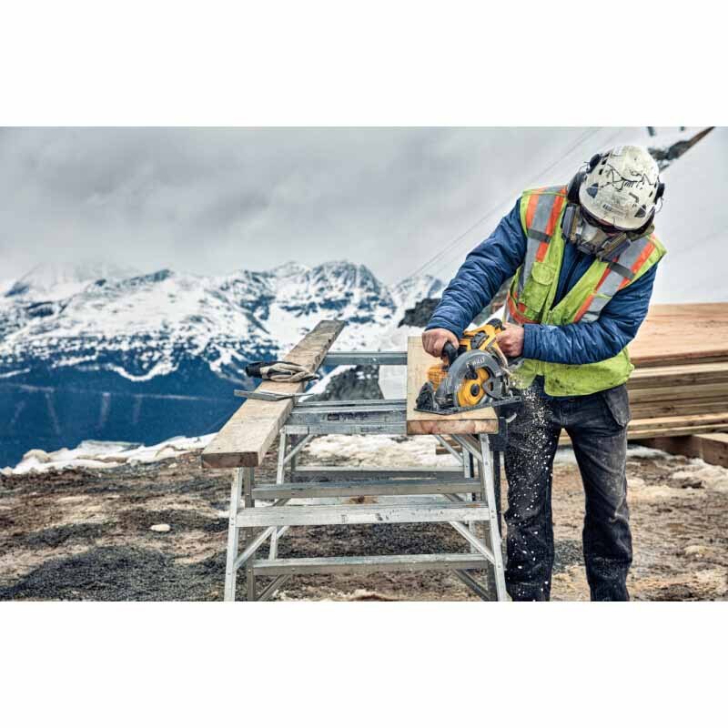 DeWalt DCS577X1 Flexvolt 60V MAX 7-1/4" Cordless Worm Drive Style Saw (9.0Ah Battery)