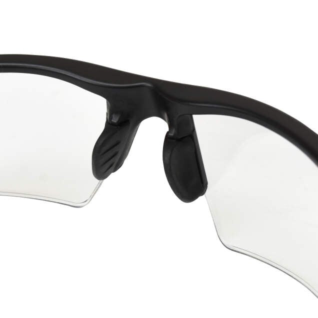 Dewalt DPG100-1D Crosscut Safety Glasses, Black Frame, Clear Lens