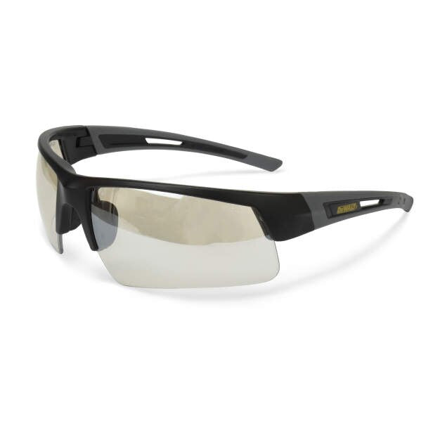 Dewalt DPG100-9D Crosscut Safety Glasses, Black Frame, Indoor/Outdoor Lens