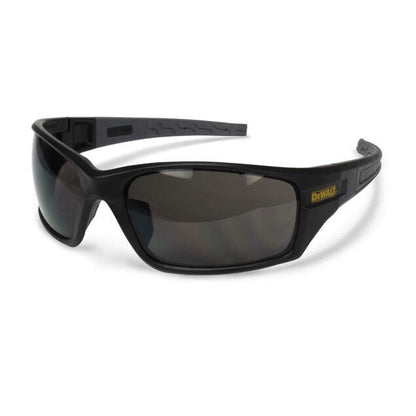 Dewalt DPG101-2D Auger Safety Glasses, Black Frame, Smoke Lens