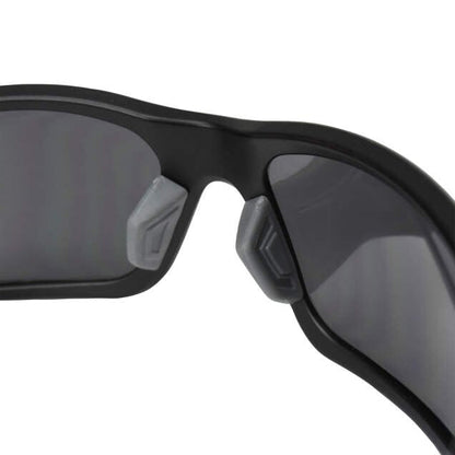 Dewalt DPG101-6D Auger Safety Glasses, Black Frame, Silver Mirror Lens