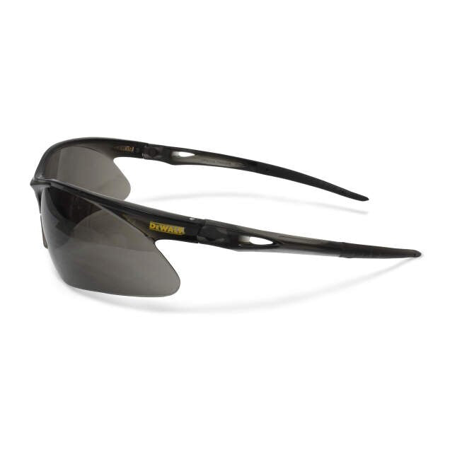 Dewalt DPG102-2D Recip Safety Glasses, Smoke Frame, Smoke Lens