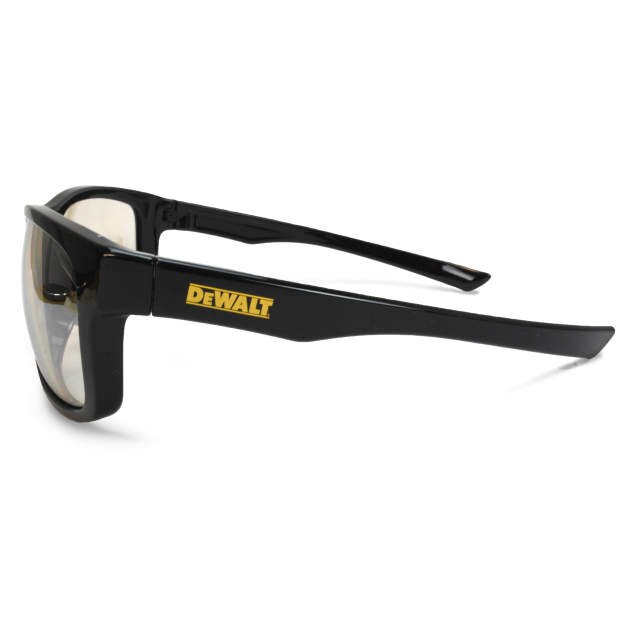 Dewalt DPG107-1D Supervisor Premium Safety Eyewear, Black Frame, Clear Lens