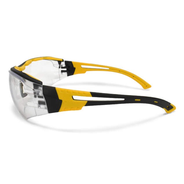 Dewalt DPG108-1D Renovator Premium Safety Eyewear, Black Frame, Clear Lens