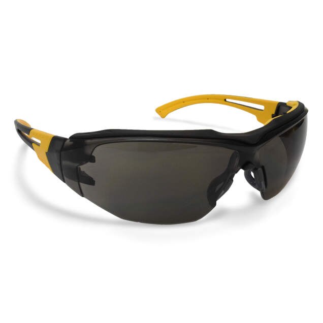 Dewalt DPG108-2D Renovator Premium Safety Eyewear, Black Frame, Smoke Lens