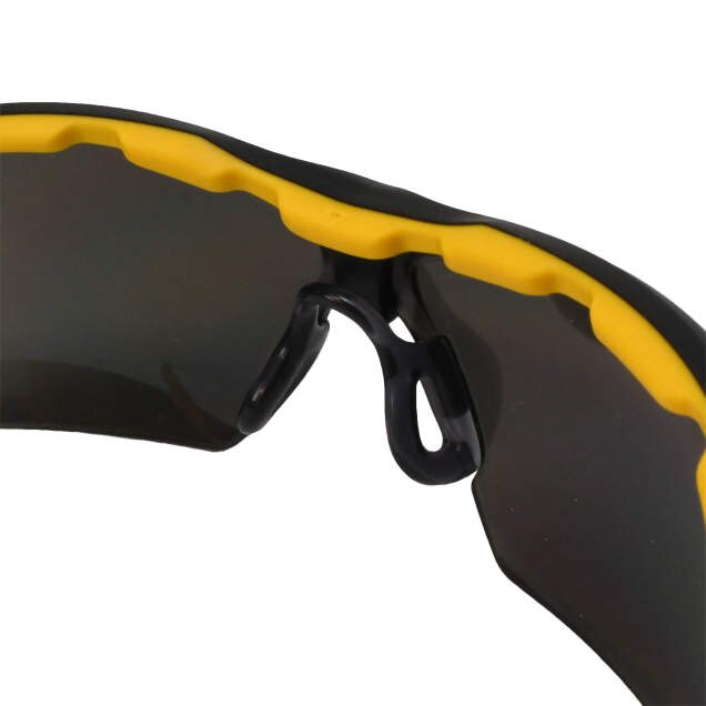 Dewalt DPG108-2D Renovator Premium Safety Eyewear, Black Frame, Smoke Lens