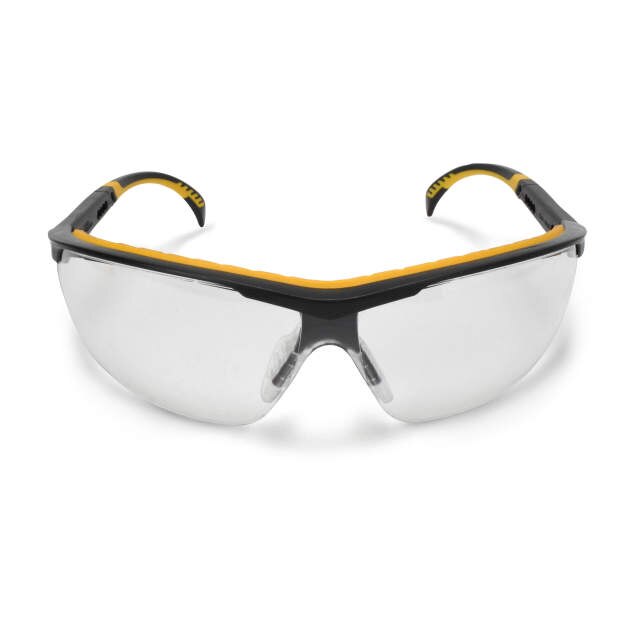 Dewalt DPG55-1D DC Safety Glasses, Black Frame, Clear Lens