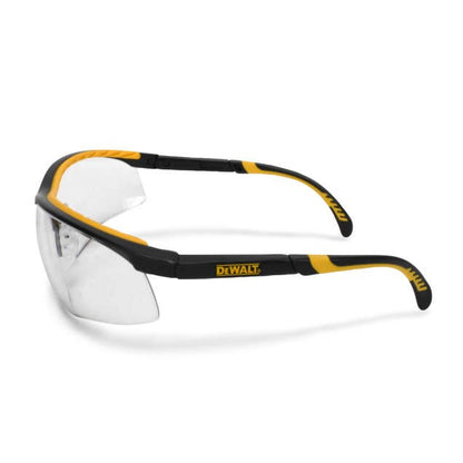 Dewalt DPG55-1D DC Safety Glasses, Black Frame, Clear Lens