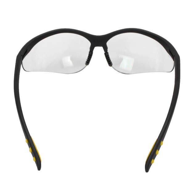Dewalt DPG58-11D Reinforcer Safety Glasses, Black Frame, Clear Anti-Fog Lens