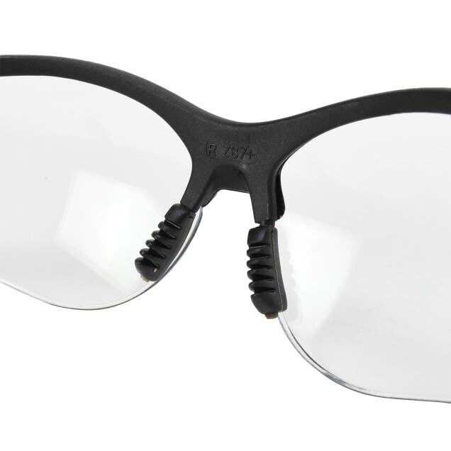 Dewalt DPG58-1D Reinforcer Safety Glasses, Black Frame, Clear Lens