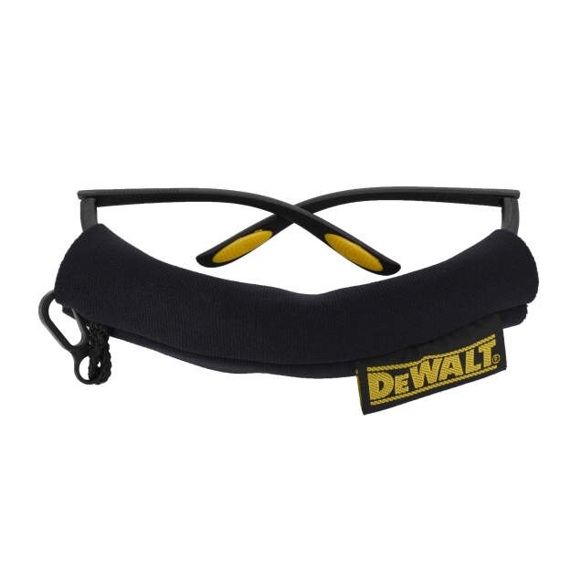 Dewalt DPG59-120D Reinforcer RX Glasses, Black Frame, Clear Lens, 2.0 Diopter