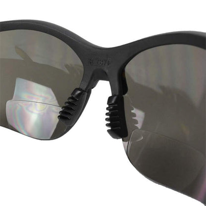 Dewalt DPG59-220D Reinforcer RX Glasses, Black Frame, Smoke Lens, 2.0 Diopter