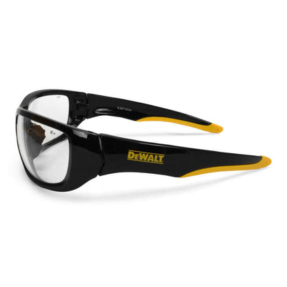 Dewalt DPG94-1D DPG94 Dominator Safety Glass - Black/Yellow Frame - Clear Lens