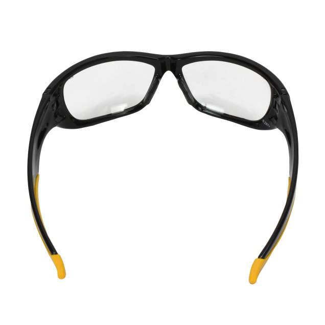Dewalt DPG94-1D DPG94 Dominator Safety Glass - Black/Yellow Frame - Clear Lens