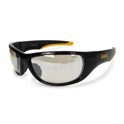 Dewalt DPG94-9D Dominator Safety Glasses, Black / Yellow Frame, I/O Lens