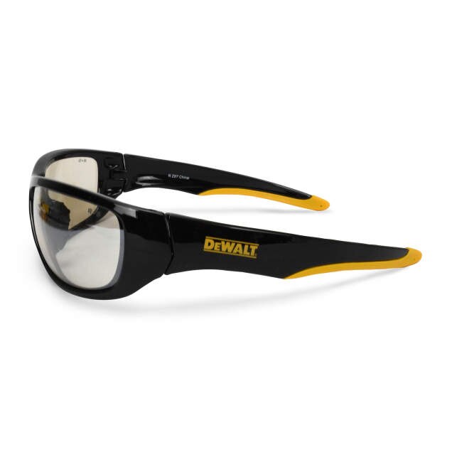 Dewalt DPG94-9D Dominator Safety Glasses, Black / Yellow Frame, I/O Lens