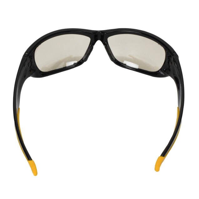 Dewalt DPG94-9D Dominator Safety Glasses, Black / Yellow Frame, I/O Lens
