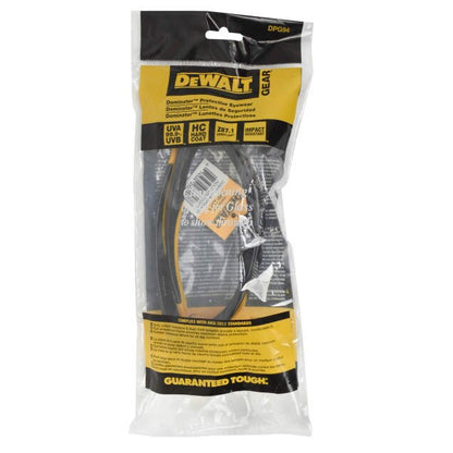 Dewalt DPG94-9D Dominator Safety Glasses, Black / Yellow Frame, I/O Lens