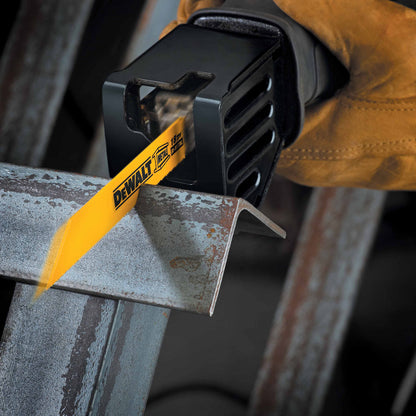 DeWalt DW4813 6" 24 TPI Straight Back Bi-Metal Reciprocating Saw Blade, Metal Cutting(5 pack)
