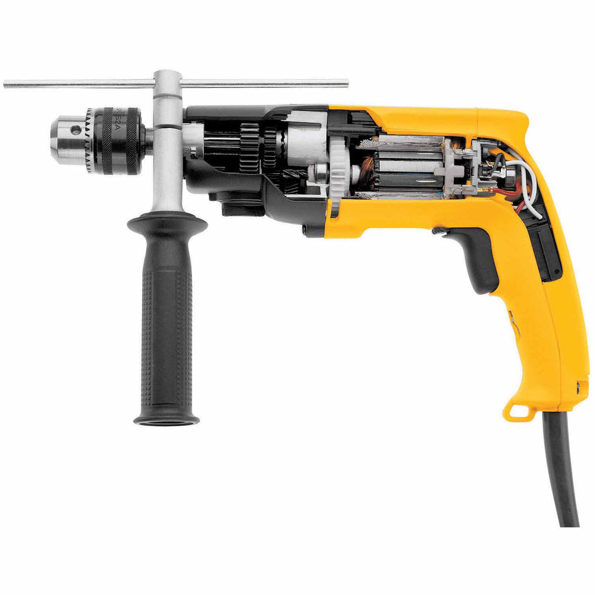 DeWalt DW505 Heavy-Duty 1/2" Variable Speed Dual Range Hammerdrill, Reversible