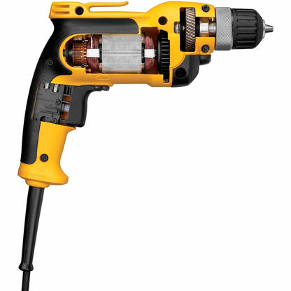 DeWalt DWD110K 3/8" Vsr Pistol Grip Drill Kit W/ Keyless Chuck 7.0 Amp