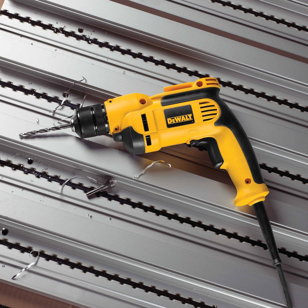 DeWalt DWD112 Heavy-Duty 3/8" VSR Pistol Grip Drill with Keyless Chuck